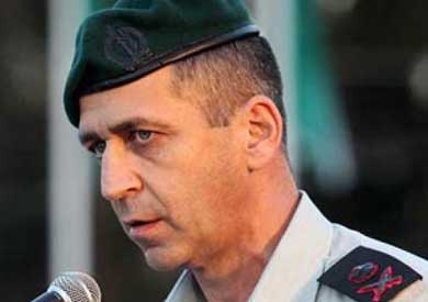 رئيس شعبة الاستخبارات فى الجيش الإسرائيلى الجنرال أفيف كوخافى